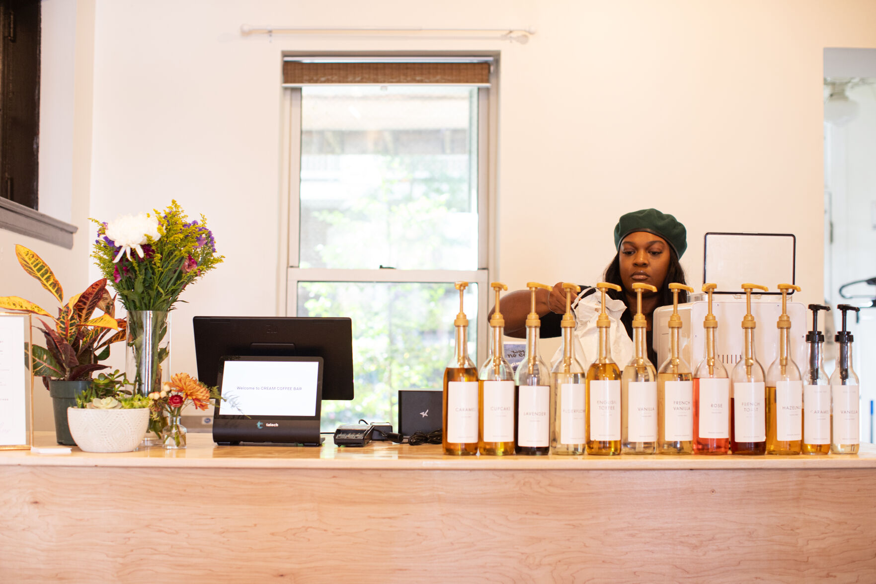 Cream Coffee Bar counter (copy)